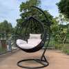 Hanging Egg Pod Chair with Stand | Rattan Wicker Swing thumb 4
