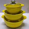 3in1 coloured  ceramic serving dishesset thumb 2