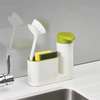 Dish Soap Dispensing Sink Tidy with Sponge Holder thumb 1