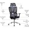 High-Back Executive Leather Office Chair thumb 3