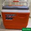 Pacific 25L Cooler Orange Gray Portable Handle thumb 2