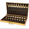 36 pieces briefcase cutlery set:Gold colour thumb 2
