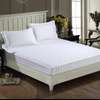 6x6 White Stripped Bedsheet Set (2 sheets & 2 Pillowcases) thumb 2