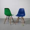 modern light-duty colored plastic Eames chair thumb 2