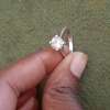 Silver ring thumb 2