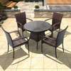 4 Piece Armrest Rattan Outdoor Chairs thumb 6