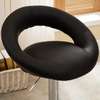 Low Back Black Swivel Adjustable Barstool thumb 1