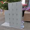 OFFICE CABINET: 15 Locker White Office Cabinet thumb 4
