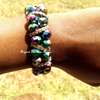Womens Crystal Multicolor bracelet with earrings thumb 1