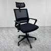 High Back Black Mesh Swivel Adjustable Office Chair thumb 4