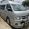 Toyota Grand Hiace 9L 2018 silver Color fully loaded. thumb 11