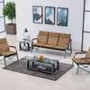 Office Sofa: 5-Person Brown Office Sofa thumb 5
