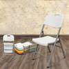 Plastic White Foldable, Armless Garden Chair thumb 6