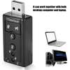 2 in 1 3D External USB Audio Sound Card Black thumb 0