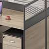 Workstations: Brown Desk Shell 6 User Workstation thumb 4
