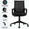 Affordable Mesh Fabric Office Chair –Mid-Back Task Chair thumb 3