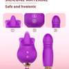 *2 in 1 Rose for clitorial stimulation PLUS thrusting dildo thumb 4