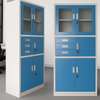 2-Door Steel Office Cabinet with Safe thumb 0