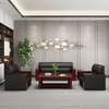 Modern Leather Office Sofa Set | Reception Couch thumb 4