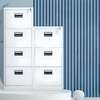 Office cabinets: Vertical 4-drawer filing cabinet thumb 2