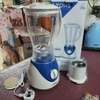 1.5L Professional Blender With Grinder White & Blue. thumb 1