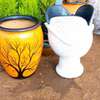 Beautiful Clay flower pots and Flowers thumb 1