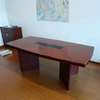Boardroom Table: 240CM Mahogany Table thumb 1