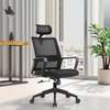 Comfortable Fabric Office Chair – Ergonomic Mesh Back thumb 1