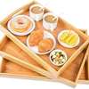 High Quality Multifunctional Bamboo Serving Tray thumb 1
