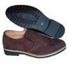 Coffee Slipon Casual Shoes Mens Suede thumb 1