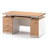 Office Desk: 1.4m Lima Wooden Desk In Executive Design thumb 1