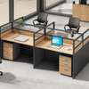 4 Way Modular Mdf Office Desk Configuration thumb 0