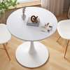 Dining Table; Round Finish Dining Table thumb 0