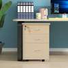 under desk movable 3-drawer cabinet thumb 1