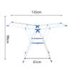 Foldable Clothes Drying Rack with Hanger Rail thumb 2