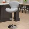 Office Barstool: Swivel Fabric Upholstered Barstool thumb 0