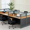 Office Workstation: Modern 4-Way Desk thumb 4
