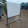 Rotational double sided whiteboards with a stand thumb 1