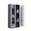 Modern Steel Office Bookcase with Glass Double Doors thumb 4