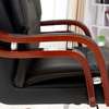 Luxury High-Back Executive Chair with Solid Wood Frame thumb 5