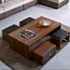 Executive coffee table plus 2 stools thumb 1