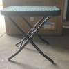 Black Metal Folding Glass Dinning Table thumb 5