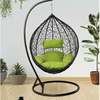 Luxury Wicker Hanging Egg Chair – Modern Rattan Swing thumb 3