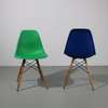 modern light-duty colored plastic Eames chair thumb 1