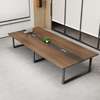 12-Seat Modern Conference Table – Metal Leg Frame thumb 3