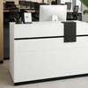 Reception Desk : White Welcoming Front Office Desk thumb 0