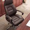 OFFICE CHAIR: Modern Brown Cute Office Chair thumb 0