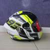 SMK Stellar Swank White Sports Bike Helmet thumb 3