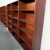 Executive mahogany finish bookshelves thumb 7