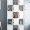 White  Steel File Cabinet With  15 Drawers thumb 9